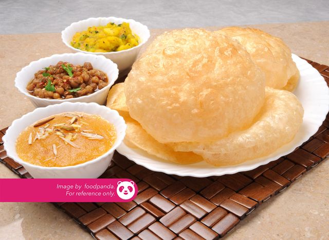 Dish at Ghousia Halwa Puri