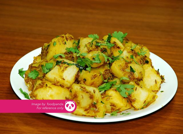 Aloo Ki Bhaji Ki Plate